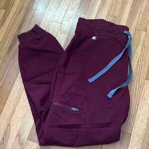 Figs Women's Burgundy Joggers